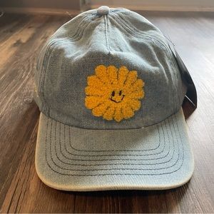 NWT Parks Project Happy Flower Chambray Denim Hat